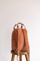 Pink corduroy insulated backpack for school or daycare, NZ or Australia 