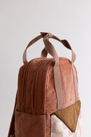 Pink corduroy insulated backpack for school or daycare, NZ or Australia 